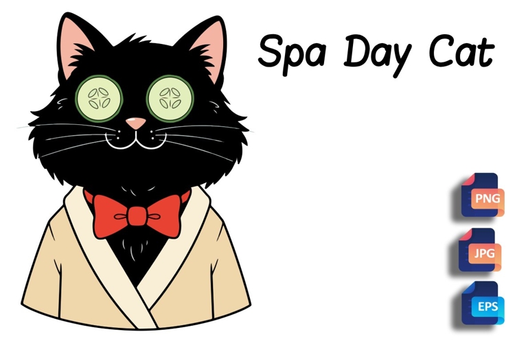 Cute Cat Clipart Image 13