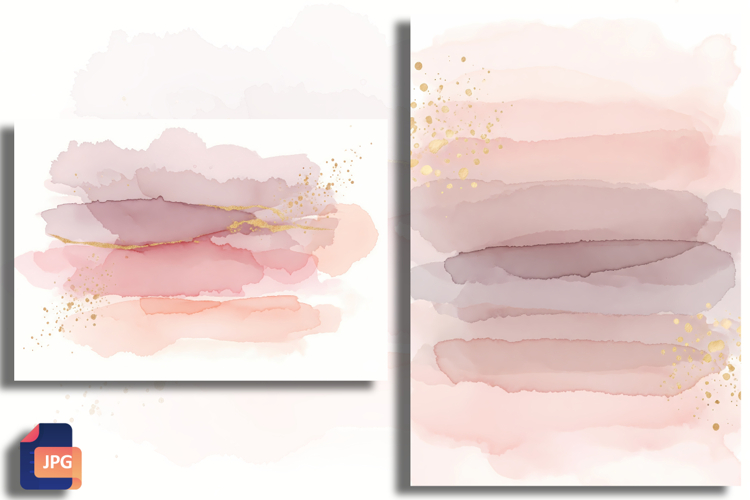 Pink Watercolor Backgrounds Image 9
