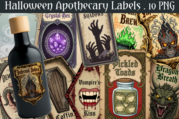 Apothecary Bottle Labels Image 15