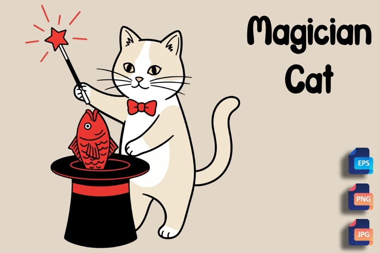 Cute Cat Clipart Image 15