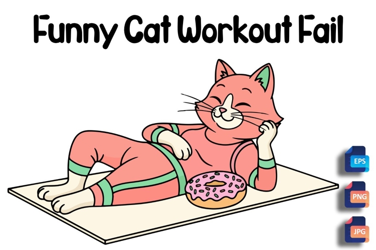 Cute Cat Clipart Image 12