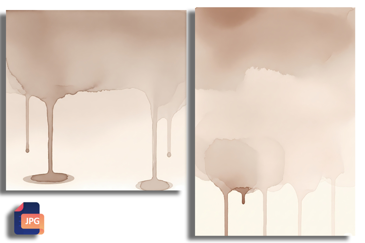 Pale Stone Gray Watercolor Background example image 1