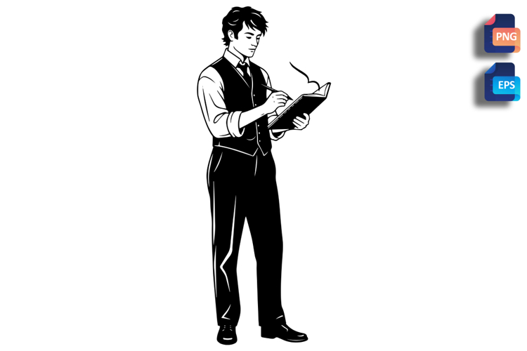 Pen Silhouette Image 21