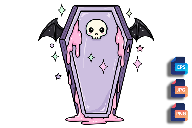 Coffin Clipart Image 3