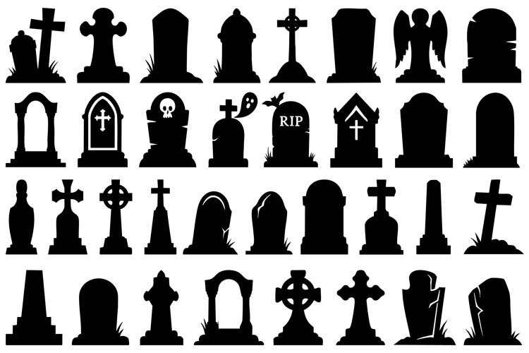 Headstone Clipart Image 13