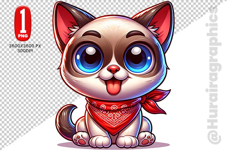 Cute Cat Clipart Image 13