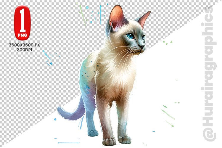 Cute Cat Clipart Image 6
