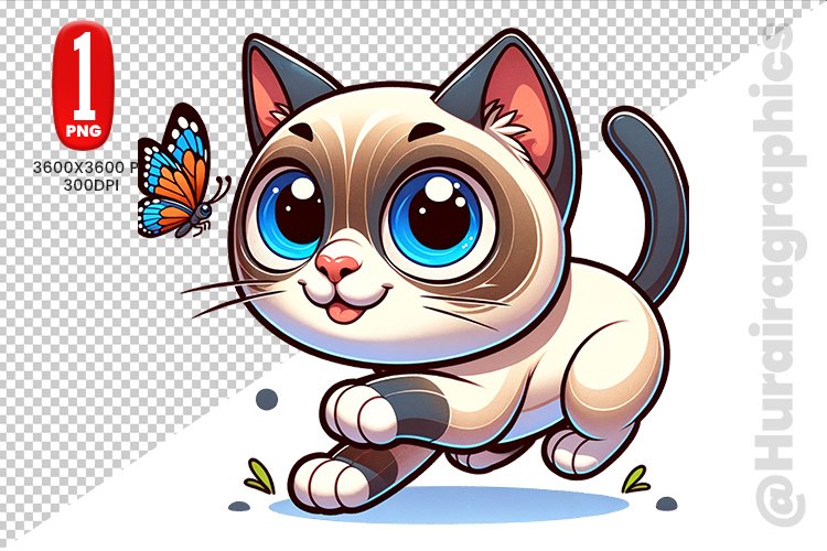 Cute Cat Clipart Image 13
