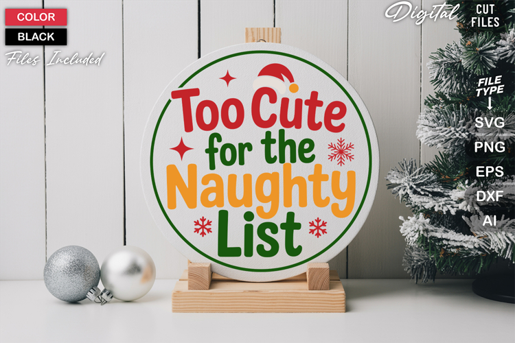 Round Christmas Svg Image 4