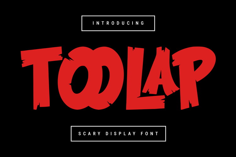 Toolap Scary Display Font