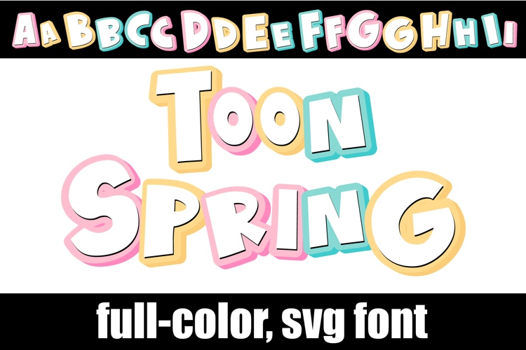 Toon Spring Color Font