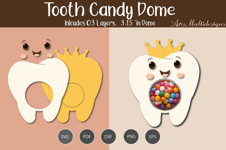 Baby Tooth Candy Dome holder