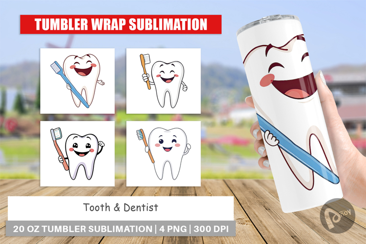 Tumbler Dentist Tooth