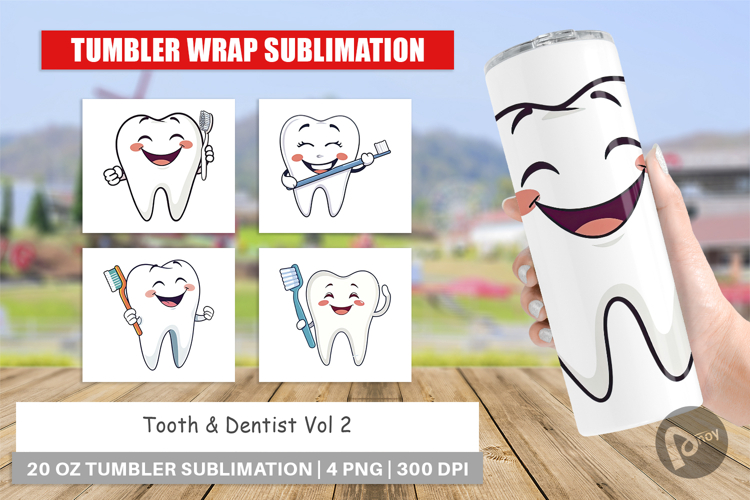 Tumbler Dentist Tooth