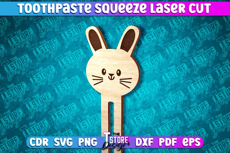 Hare Toothpaste Squeezer Laser Cut | Laser Cut SVG Design