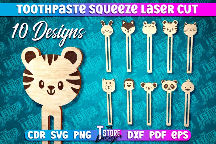 Toothpaste Squeezer Laser Cut | Laser Cut SVG Design | CNC example image 1