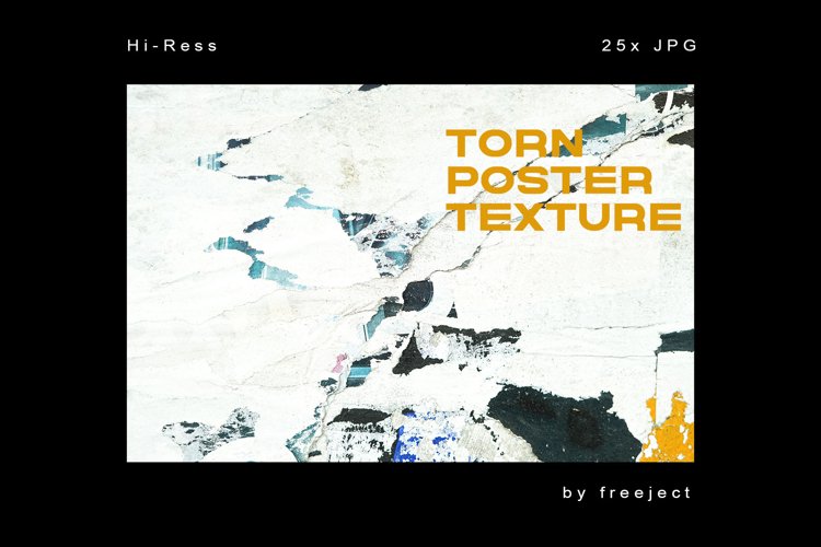 Torn Poster Texture Background