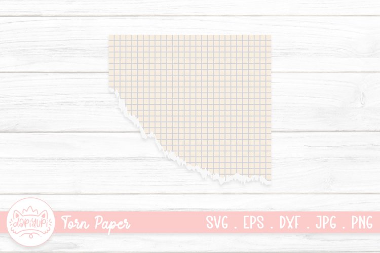 Torn Paper Clipart Illustration | Ripped Note Paper Sticker example image 1