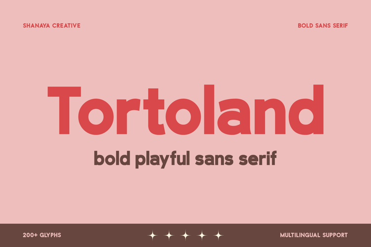 Tortoland Bold Playful Sans Serif
