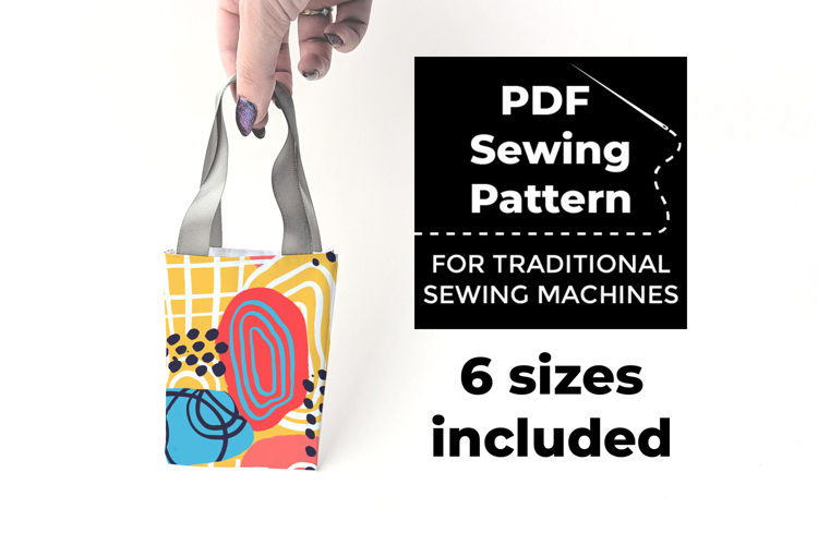 PDF Sewing Pattern - Tote Bag for Plush Toys and Dolls
