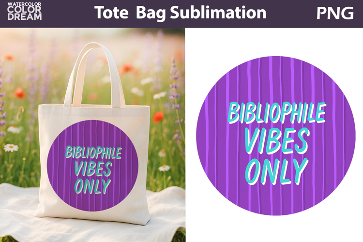 Funny Book Quotes Tote Bag | Book Lover Sublimation