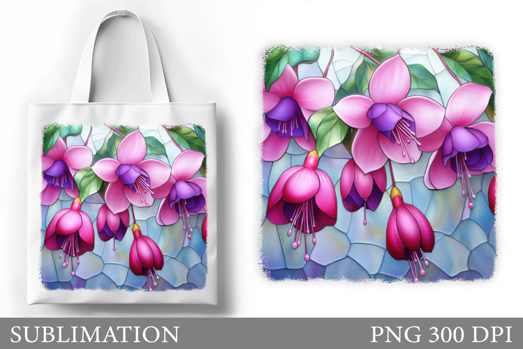 Flowers Tote Bag Sublimation. Flowers Sublimation