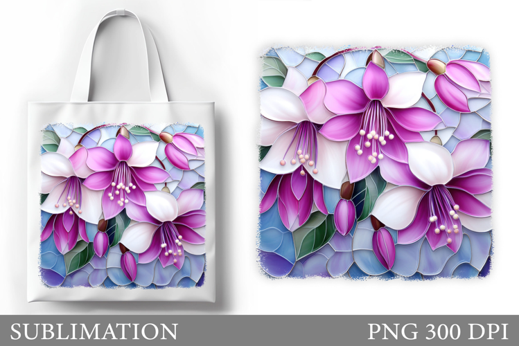 Flowers Tote Bag Design. Floral Tote Bag Sublimation