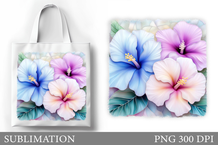Flowers Tote Bag Design. Floral Tote Bag Sublimation