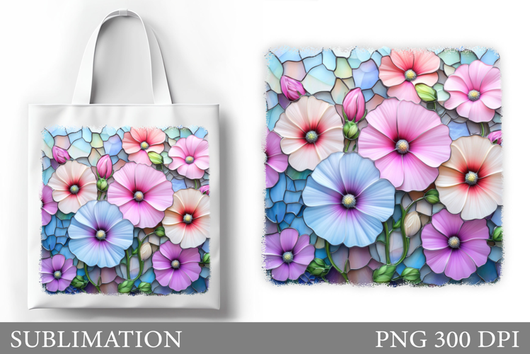 Flowers Tote Bag Sublimation. Flowers Sublimation