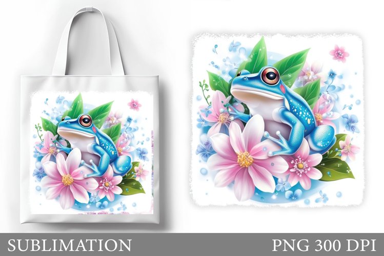 Frog Tote Bag Sublimation. Frog Sublimation