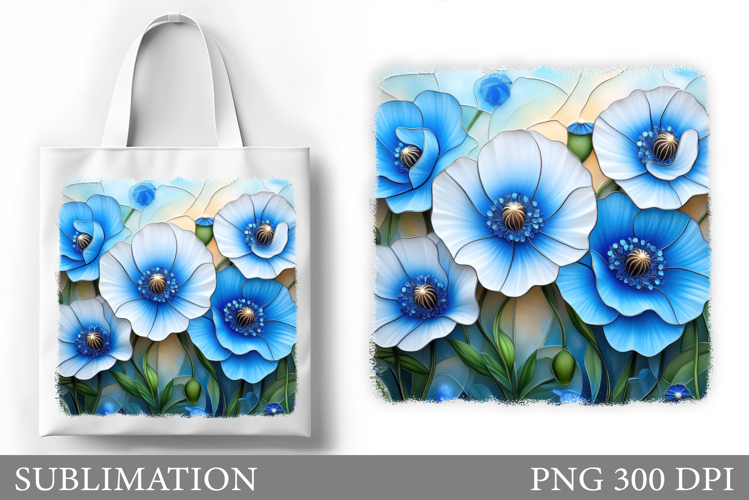 Flowers Tote Bag Design. Floral Tote Bag Sublimation