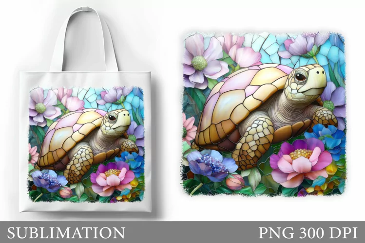 Sea Turtle Tote Bag Sublimation. Turtle Sublimation