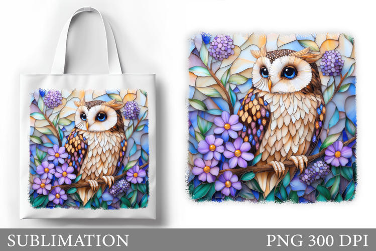 Owl Tote Bag Sublimation. Owl Sublimation