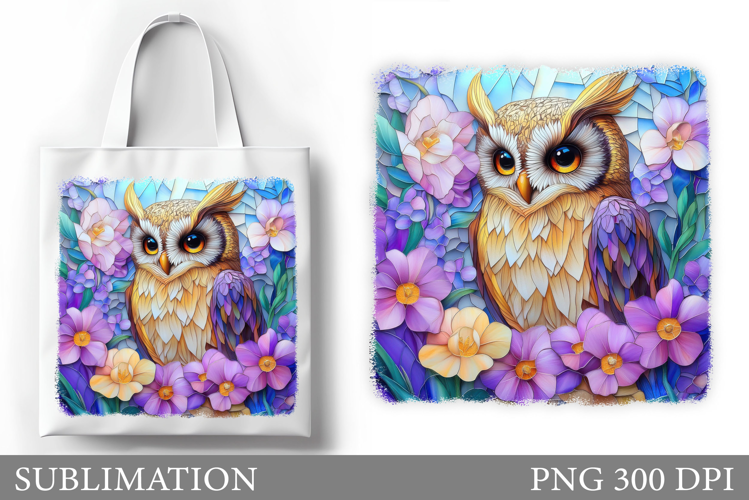 Owl Tote Bag Sublimation. Owl Sublimation