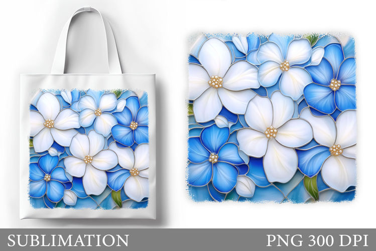 Flowers Tote Bag Design. Floral Tote Bag Sublimation
