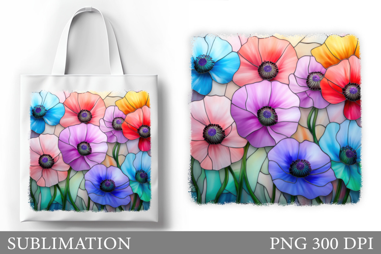 Flowers Tote Bag Design. Floral Tote Bag Sublimation