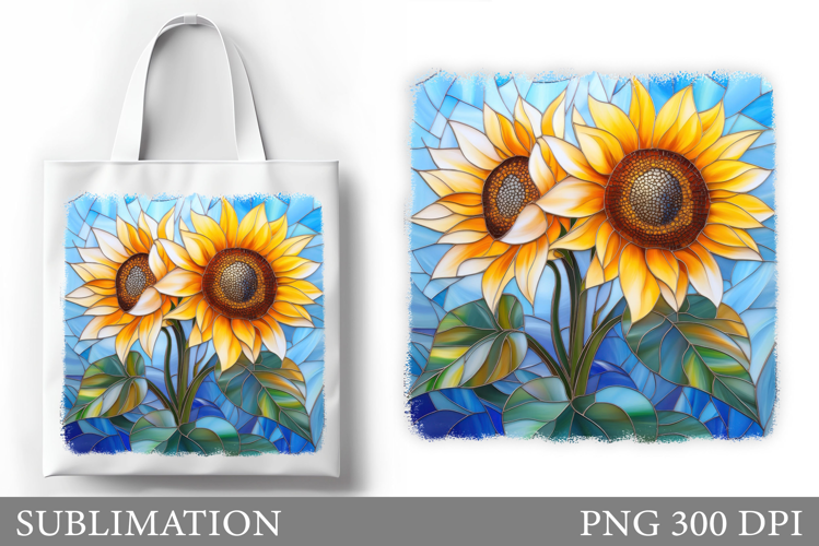 Sunflowers Tote Bag Sublimation. Summer Tote Bag Sublimation