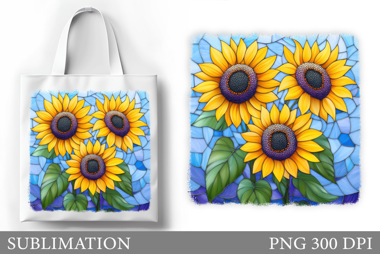 Sunflowers Tote Bag Sublimation. Sunflowers Tote Bag Design