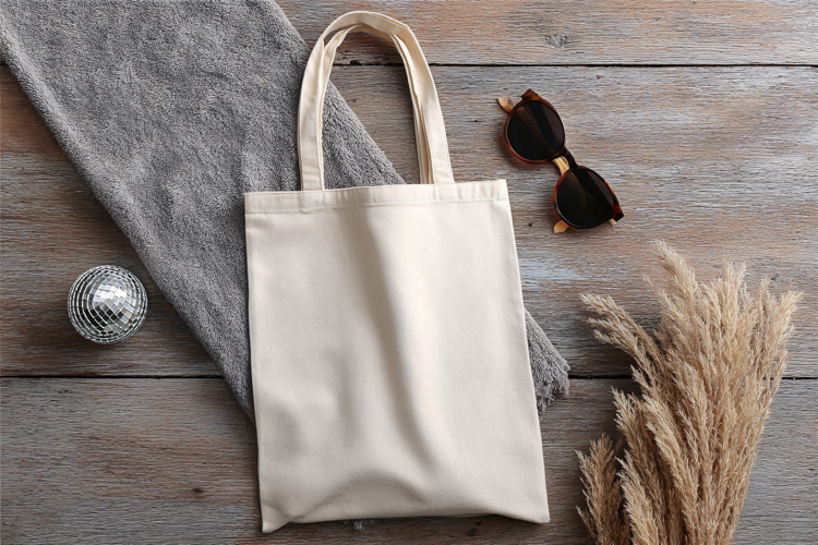 Eco Shopping Tote Bag Branding Mockup