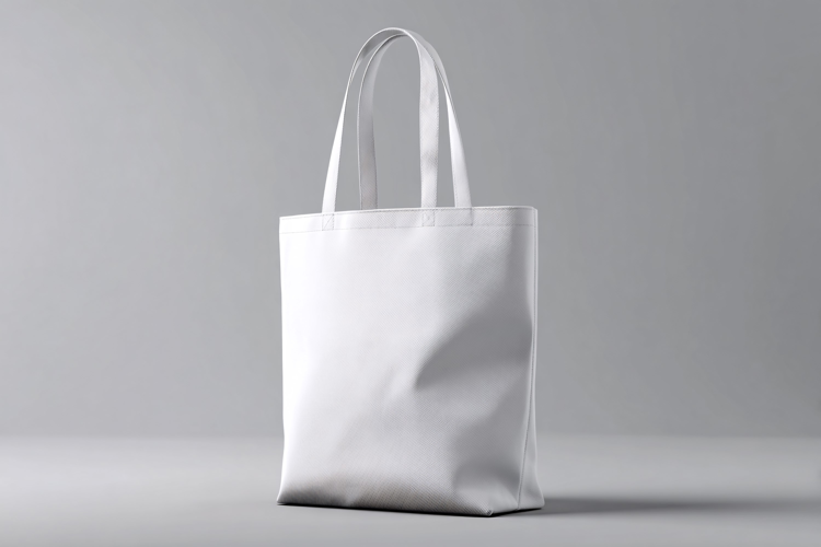 Blank White Canvas Tote Bag Mockup for Branding