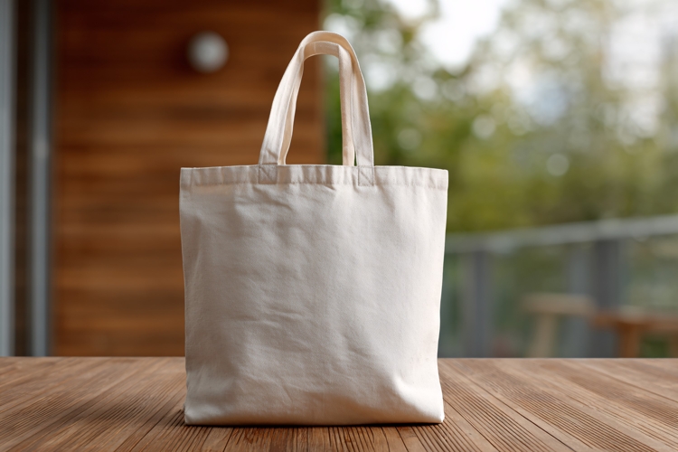 Eco Canvas Shopping Bag Mockup