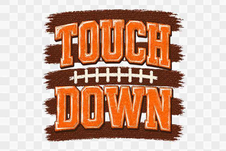 Football Touchdown Sublimation PNG Design example image 1
