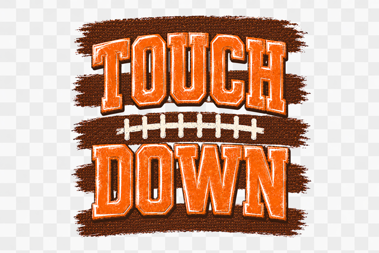 Football Touchdown Sublimation PNG Design