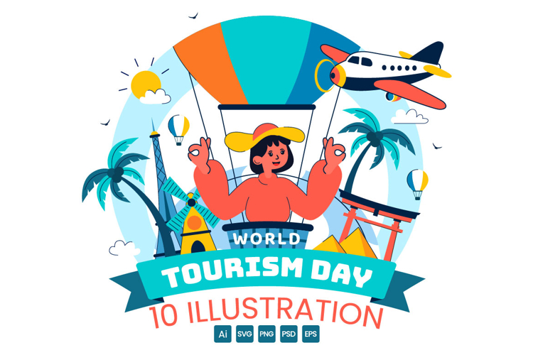 10 World Tourism Day Illustration