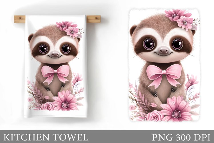 Cute Sloth Clipart Image 12