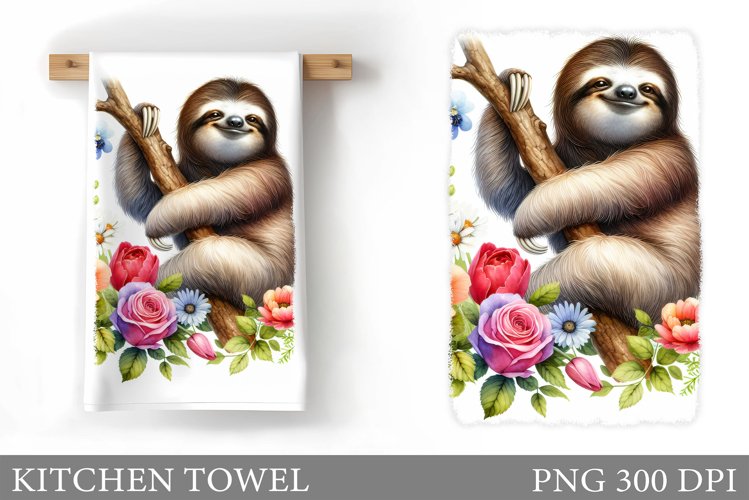 Cute Sloth Clipart Image 24