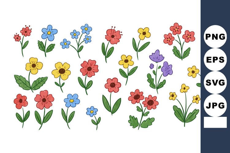 Wildflower Clipart Image 24