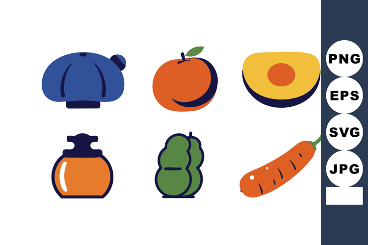 Peach Vector Image 11