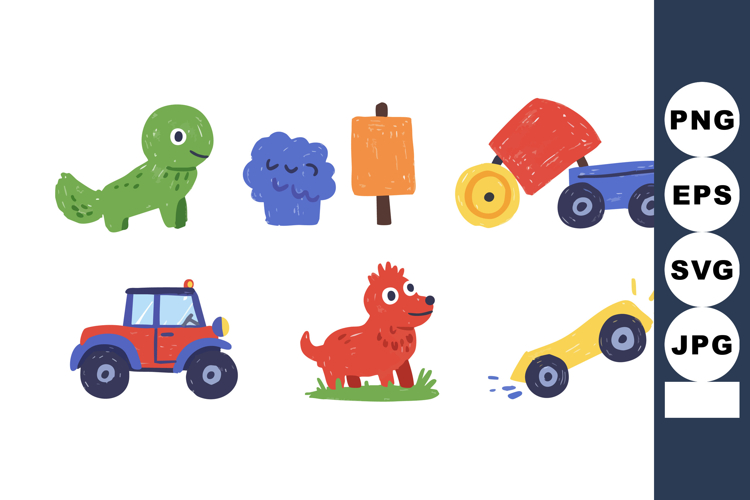 Toys Vector Image 2