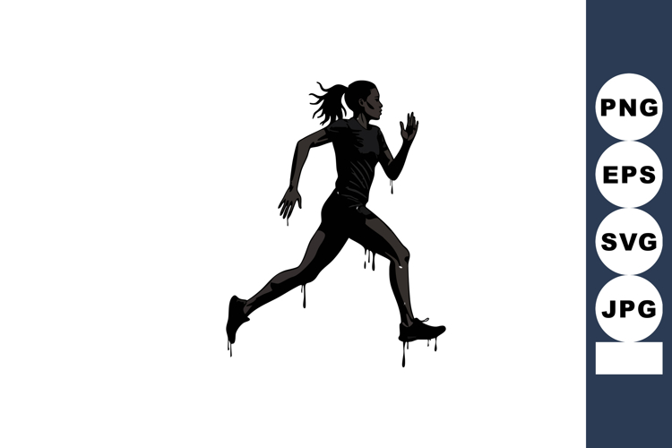 Athlete Silhouette Image 23
